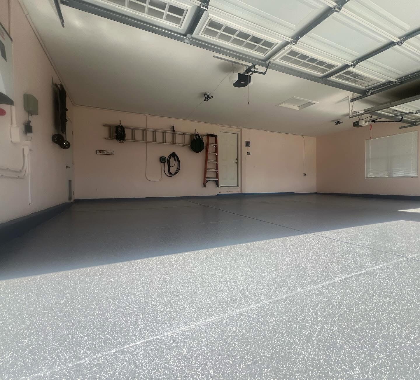 Two-Tone Garage Floor